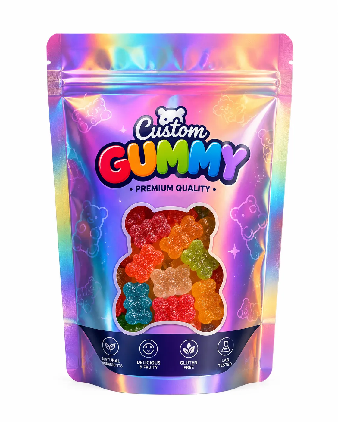 Custom Gummy Mylar Bags